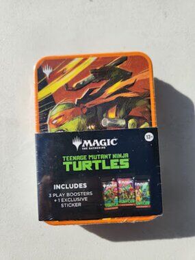 Magic: The Gathering x TMNT – Michelangelo Play Booster Tin (Factory Sealed) Mic